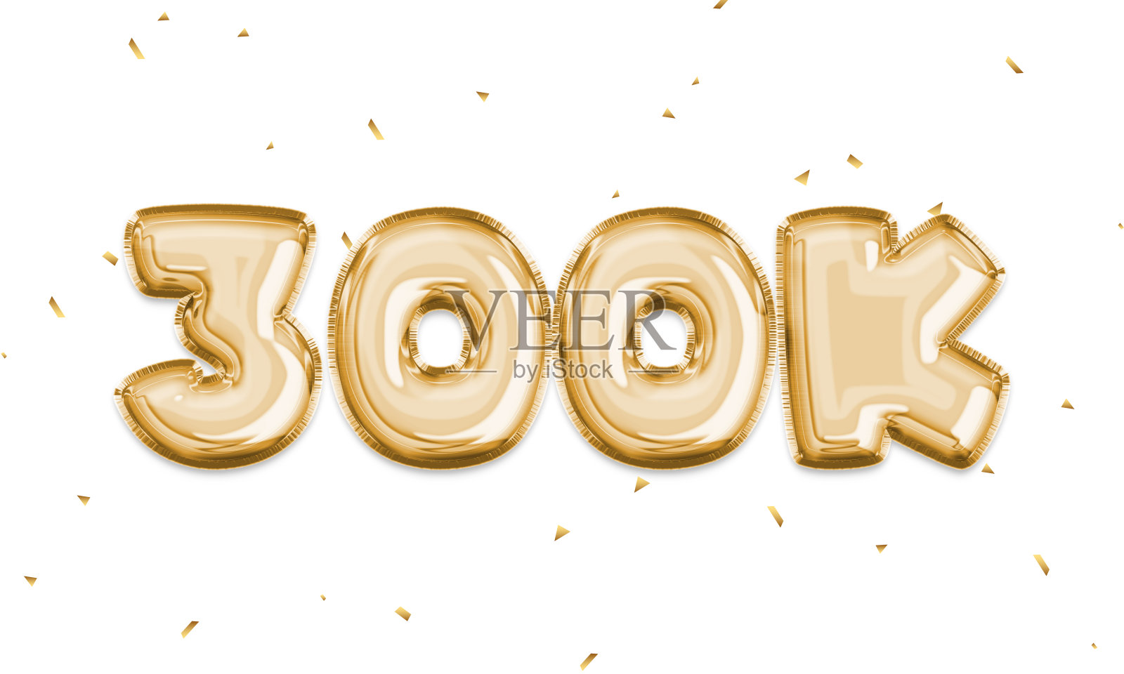 30万粉丝庆祝。社交媒体海报。追随者感谢你的来信。三维渲染照片摄影图片