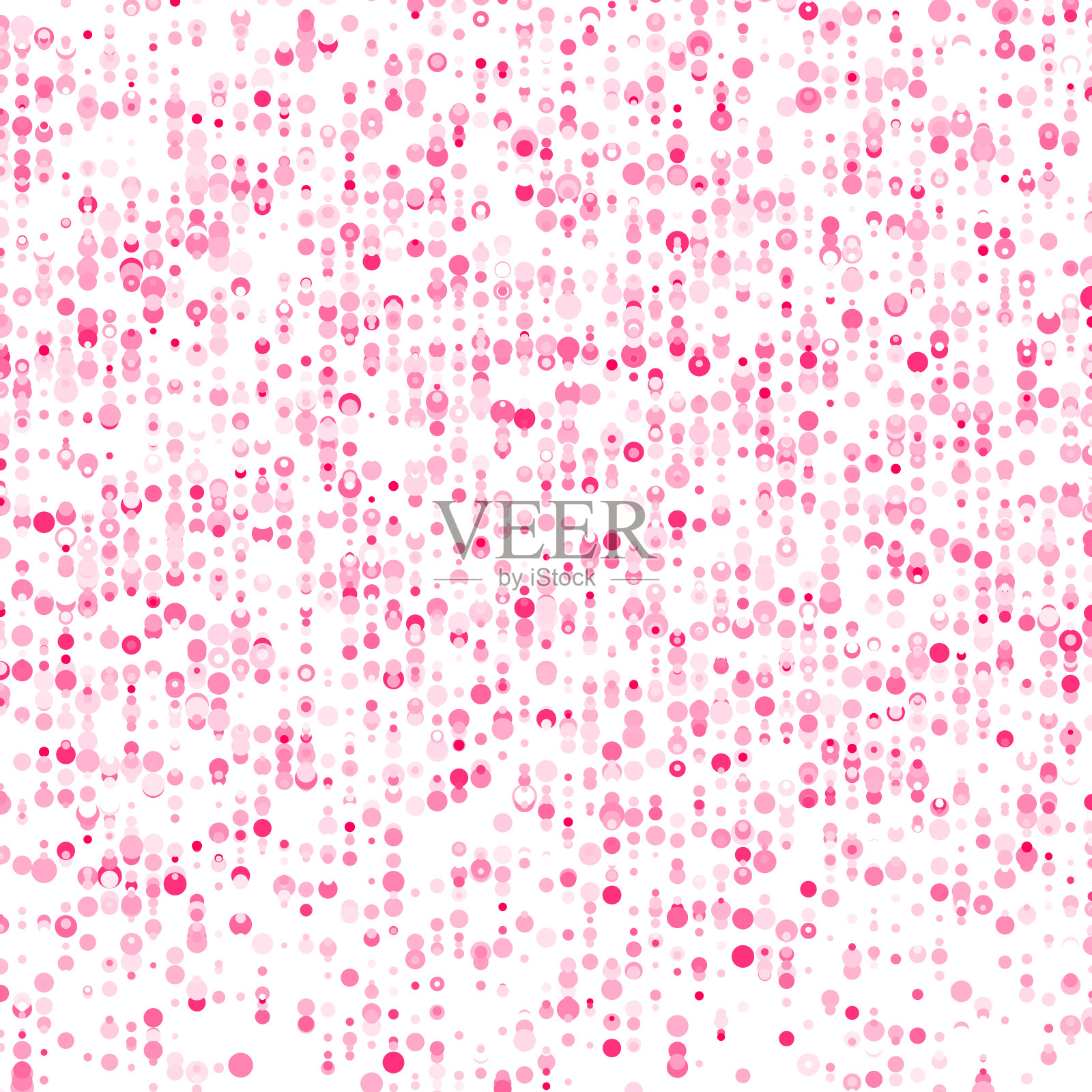 抽象时尚波点背景。白色点花纹与彩虹梯度圆圈。模板设计的邀请,海报,卡片,传单,横幅,纺织品,织物插画图片素材