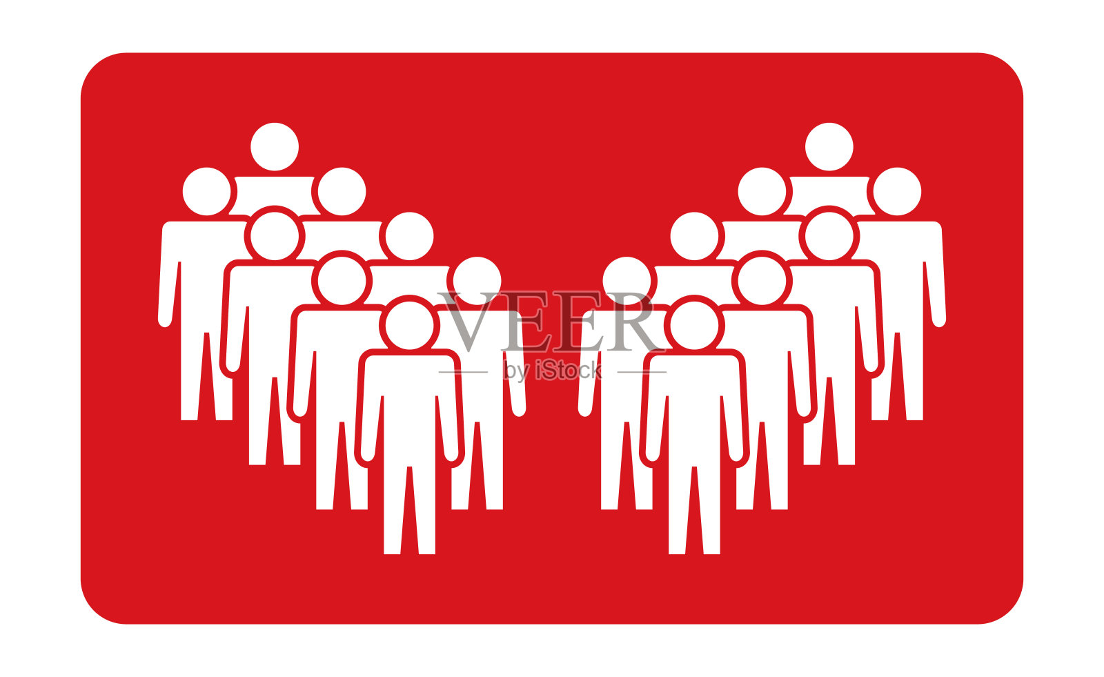 象征,人的象征。插画图片素材