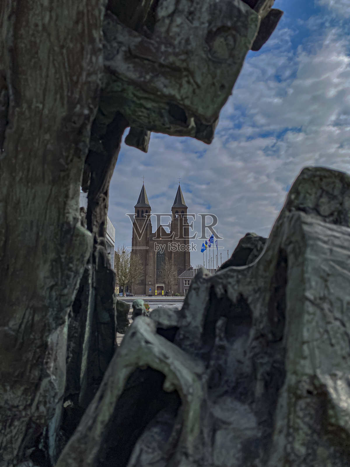 阿纳姆圣约翰大教堂的雕塑照片摄影图片