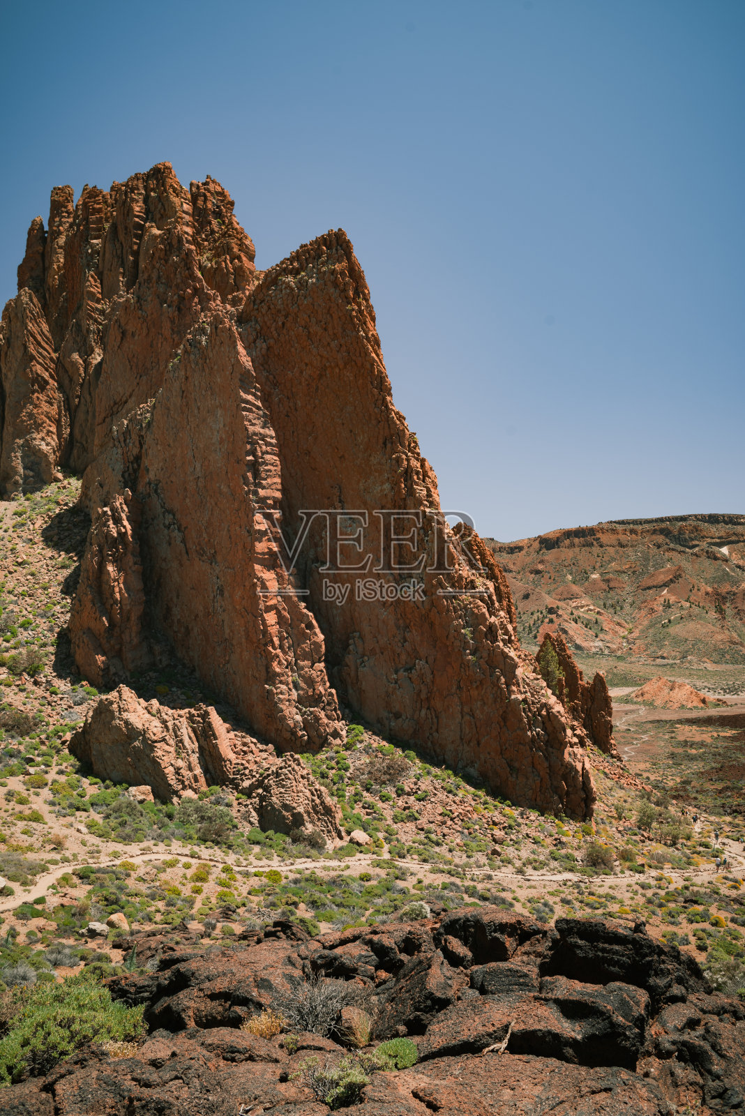 特内里费岛的徒步小径照片摄影图片
