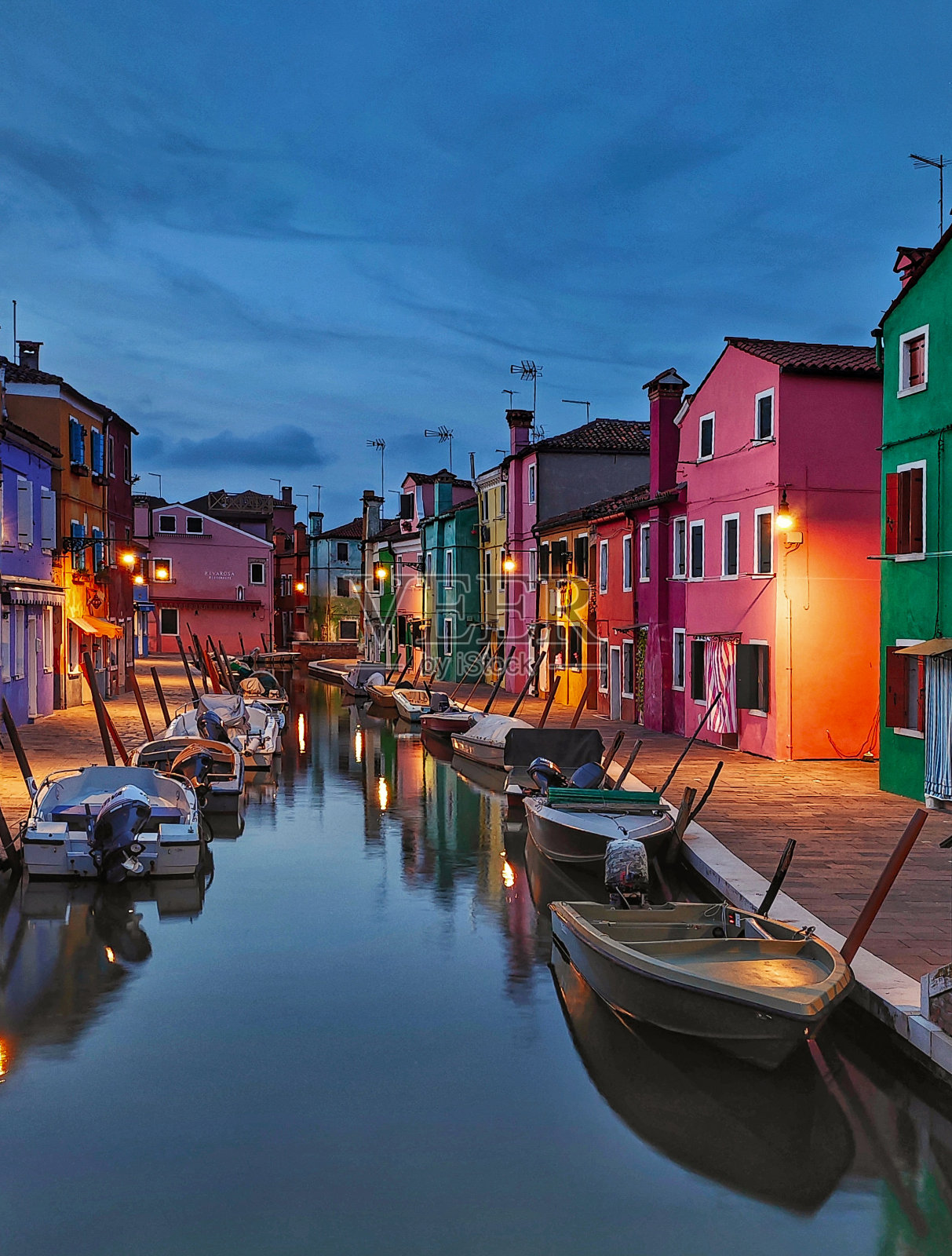 布拉诺-威尼斯彩色家园,布拉诺岛照片摄影图片