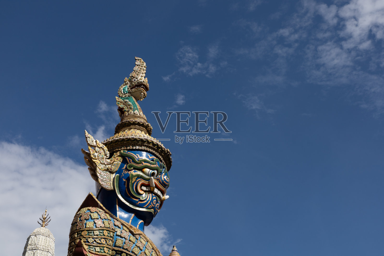 恶魔守护者的脸照片摄影图片