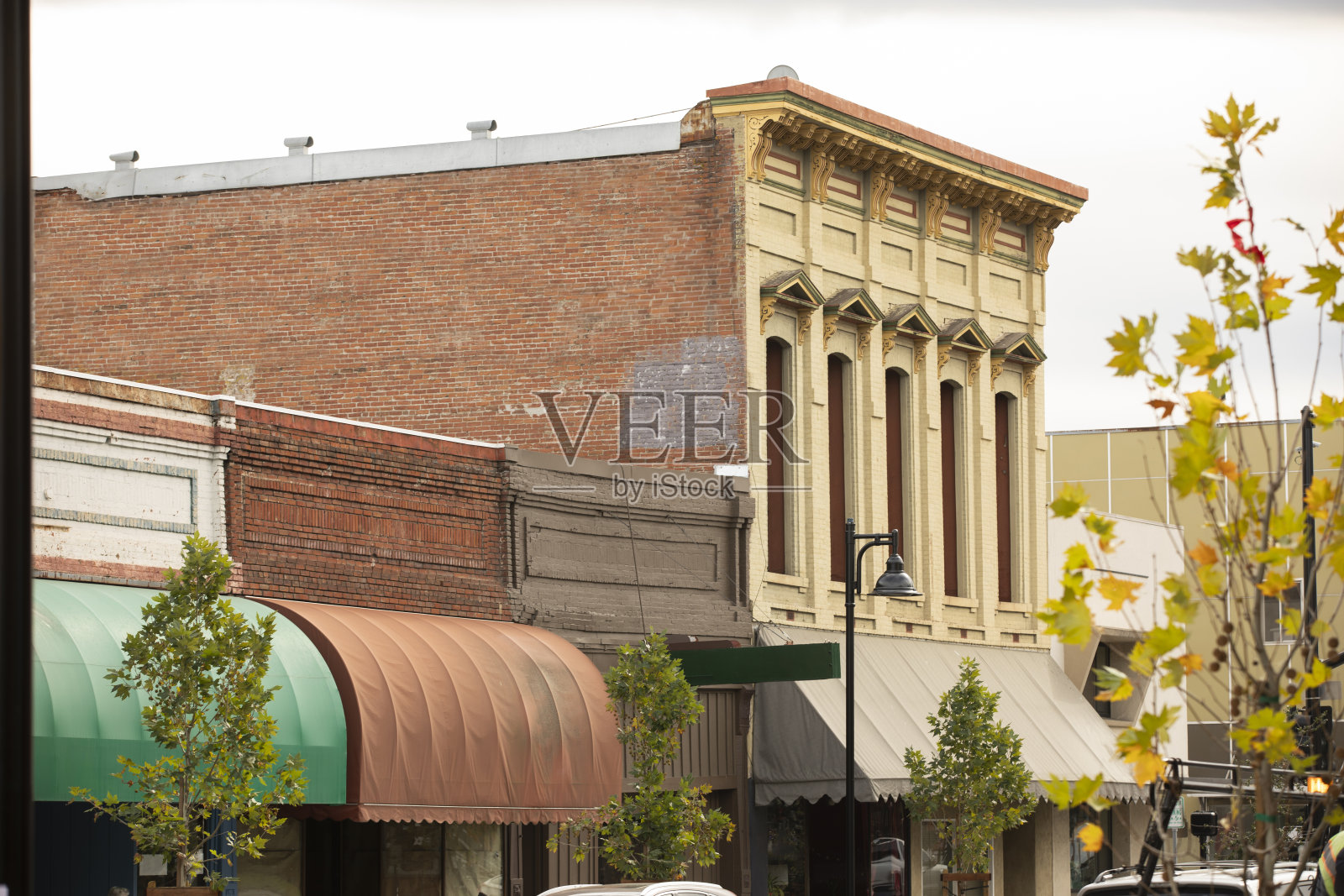 历史悠久的市中心Ukiah加利福尼亚州照片摄影图片