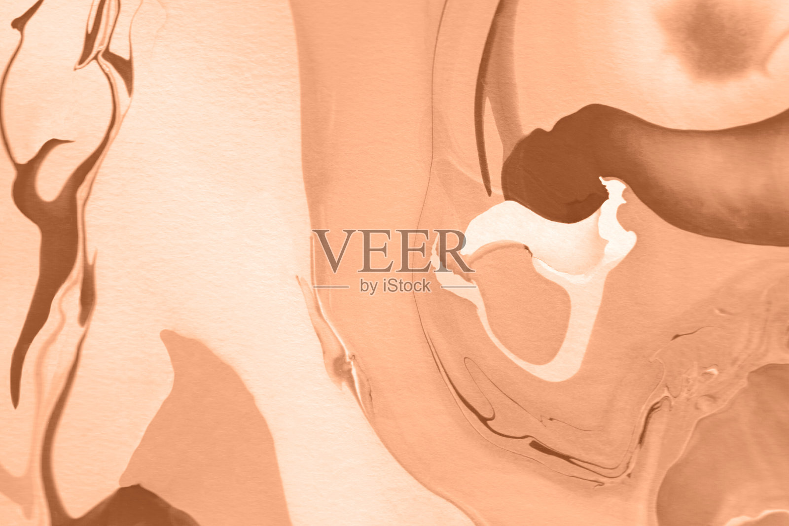 大理石的质地。抽象的背景,以流体艺术的手法制作。演示2024年的颜色-桃色绒毛。照片摄影图片