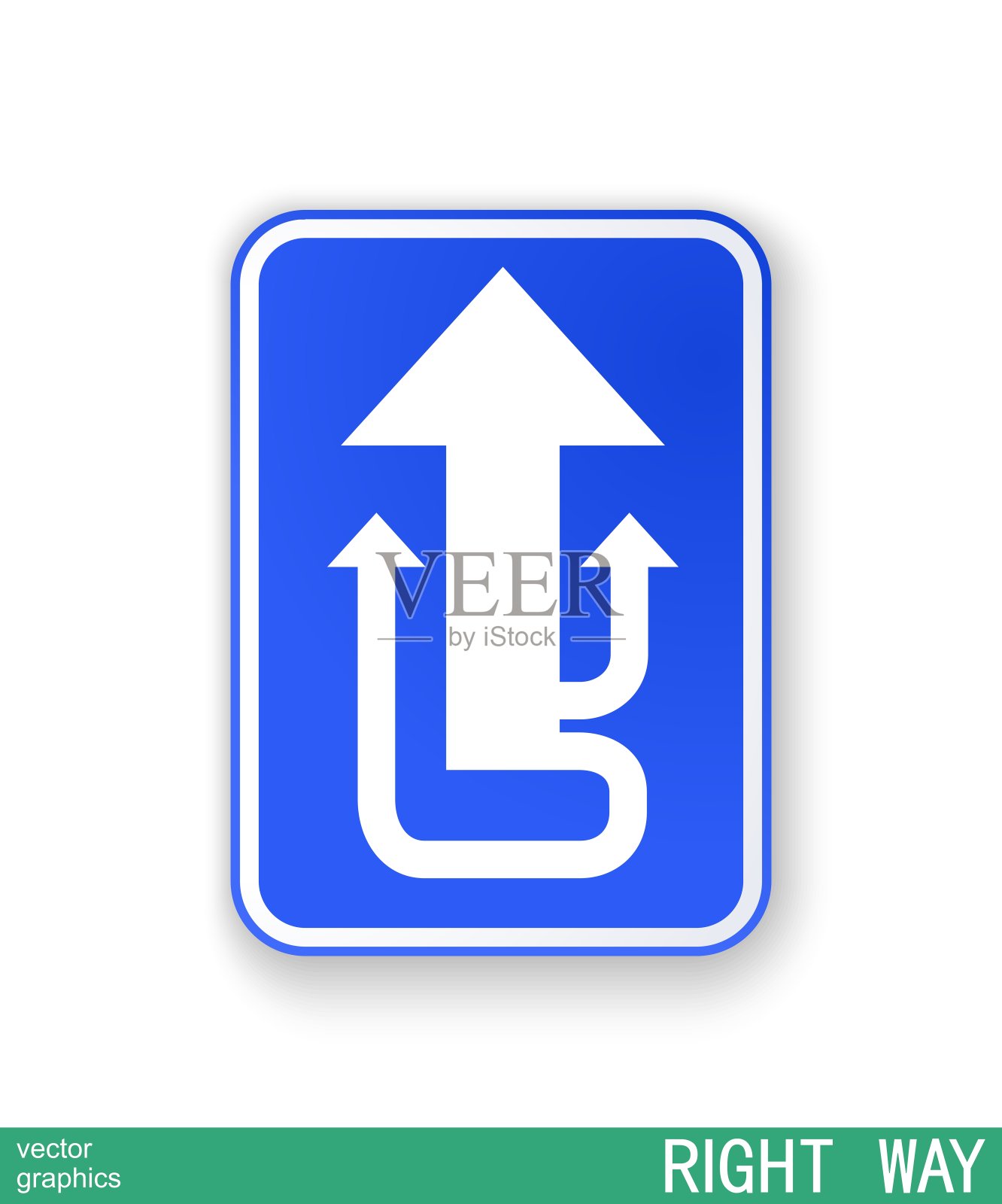 带有箭头的滑稽路标。虚幻荒诞的方向。欢快的激励标志设计。向量模板插画图片素材