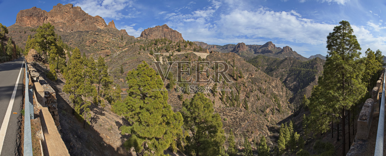 欧洲西班牙加那利群岛大加那利岛上的普拉萨拉尼娜斯景观照片摄影图片