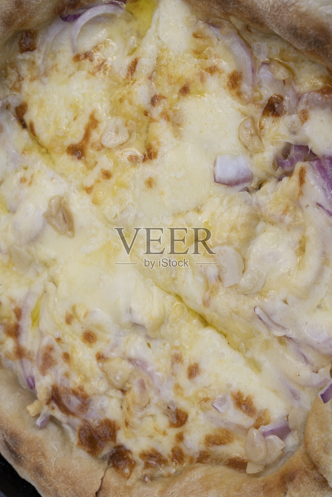 洋葱披萨背景照片摄影图片