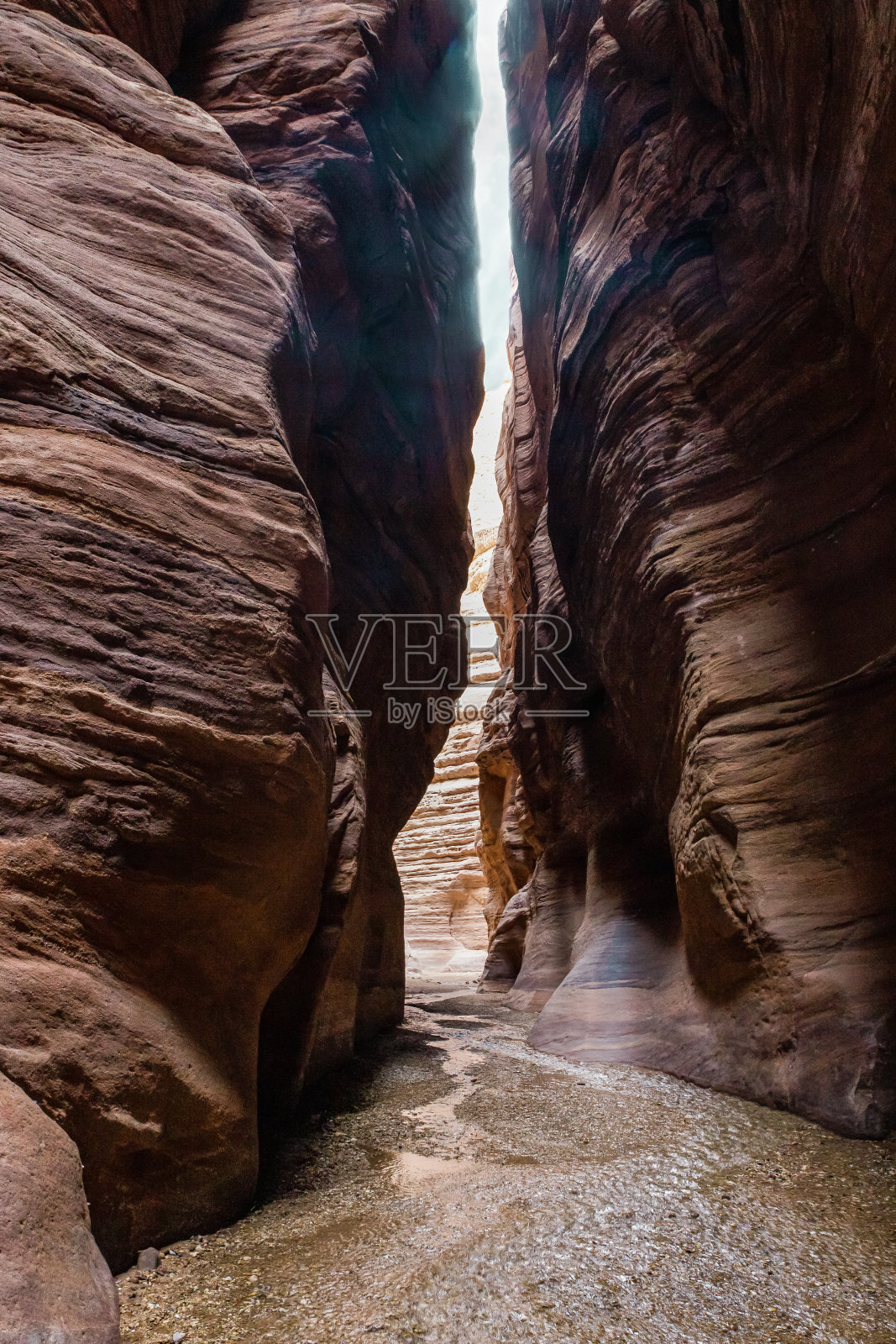 约旦努梅拉峡谷徒步路线起点处峡谷边缘的崇山峻岭照片摄影图片