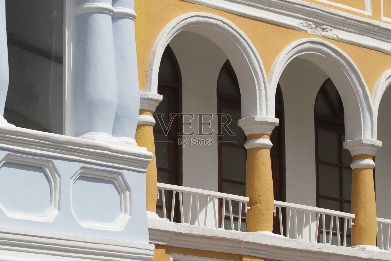 殖民地建筑照片摄影图片