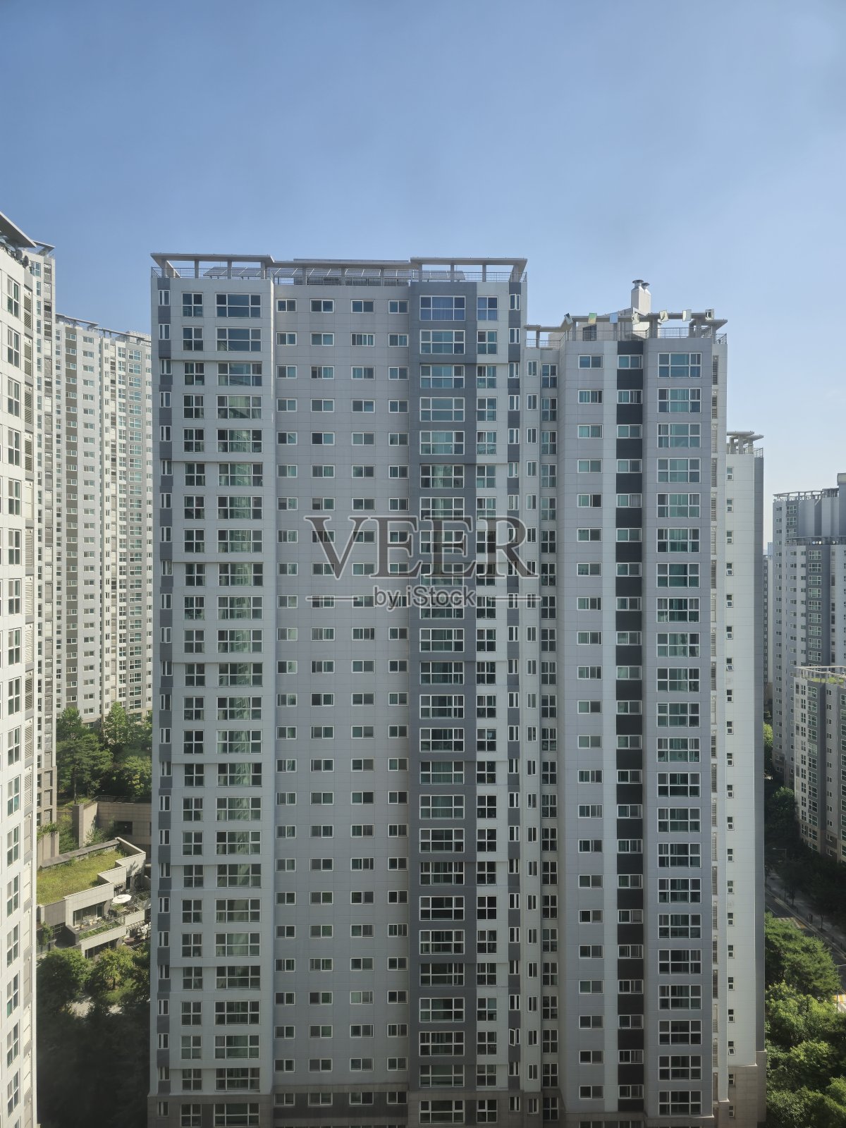 韩国的公寓、大厦照片摄影图片