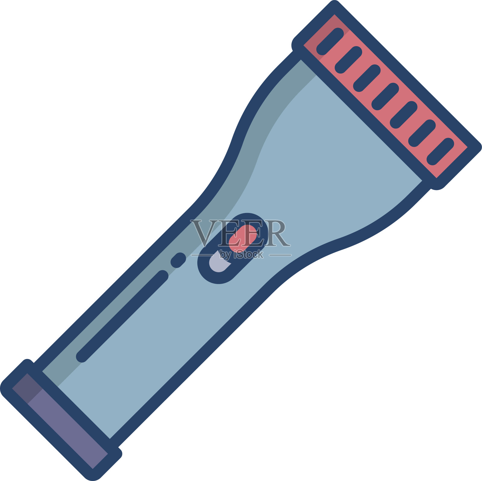 火炬线性彩色插图插画图片素材