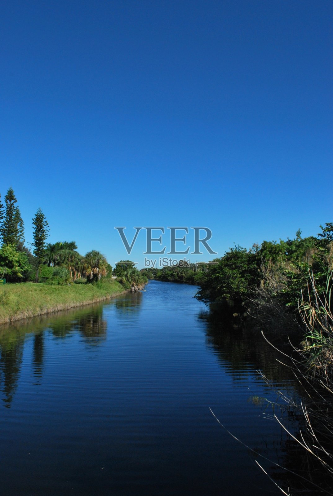 迈阿密的水和风景。照片摄影图片