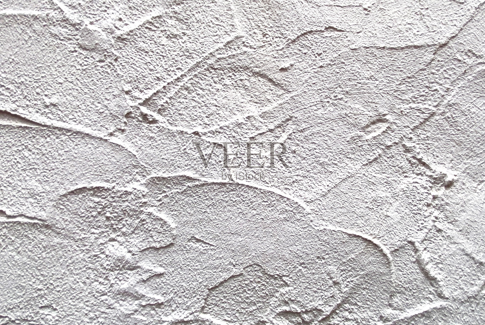 抽象浮雕灰泥墙面纹理。白色混凝土表面为设计背景。照片摄影图片