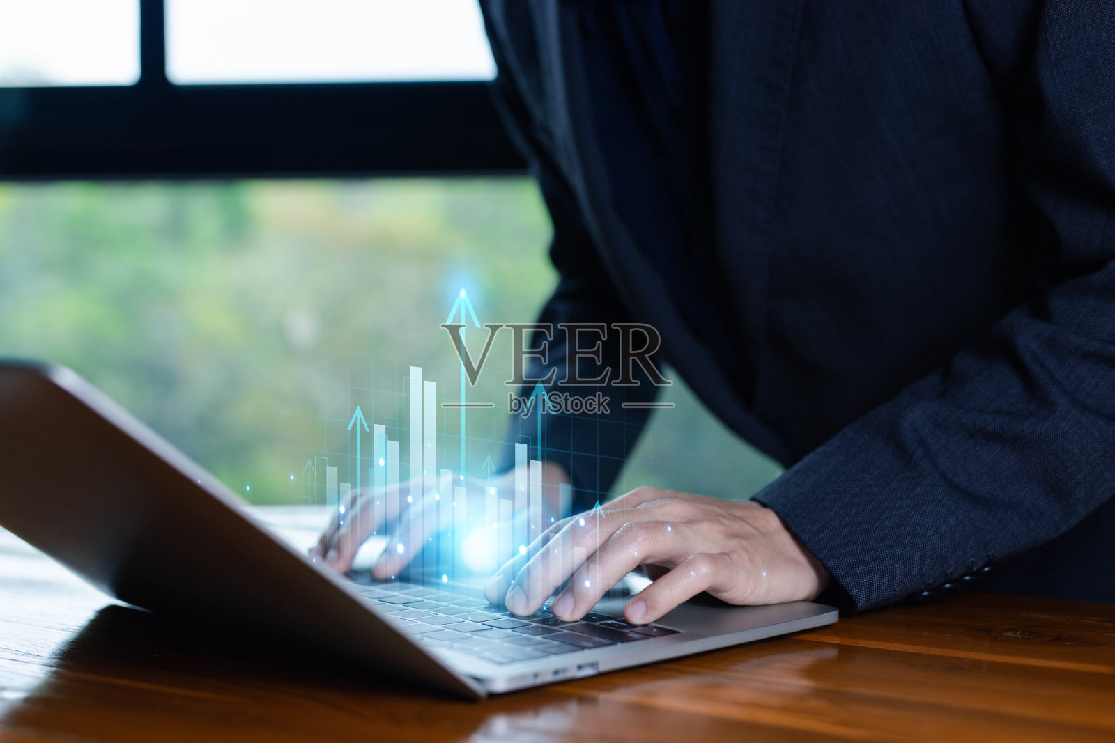 投资成长型股票照片摄影图片