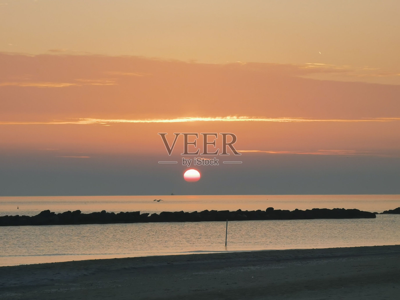 Pesaro Fosso Sejore的黎明照片摄影图片