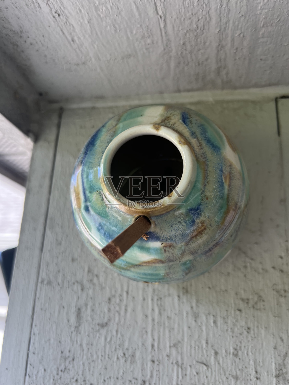 陶瓷鸟舍照片摄影图片