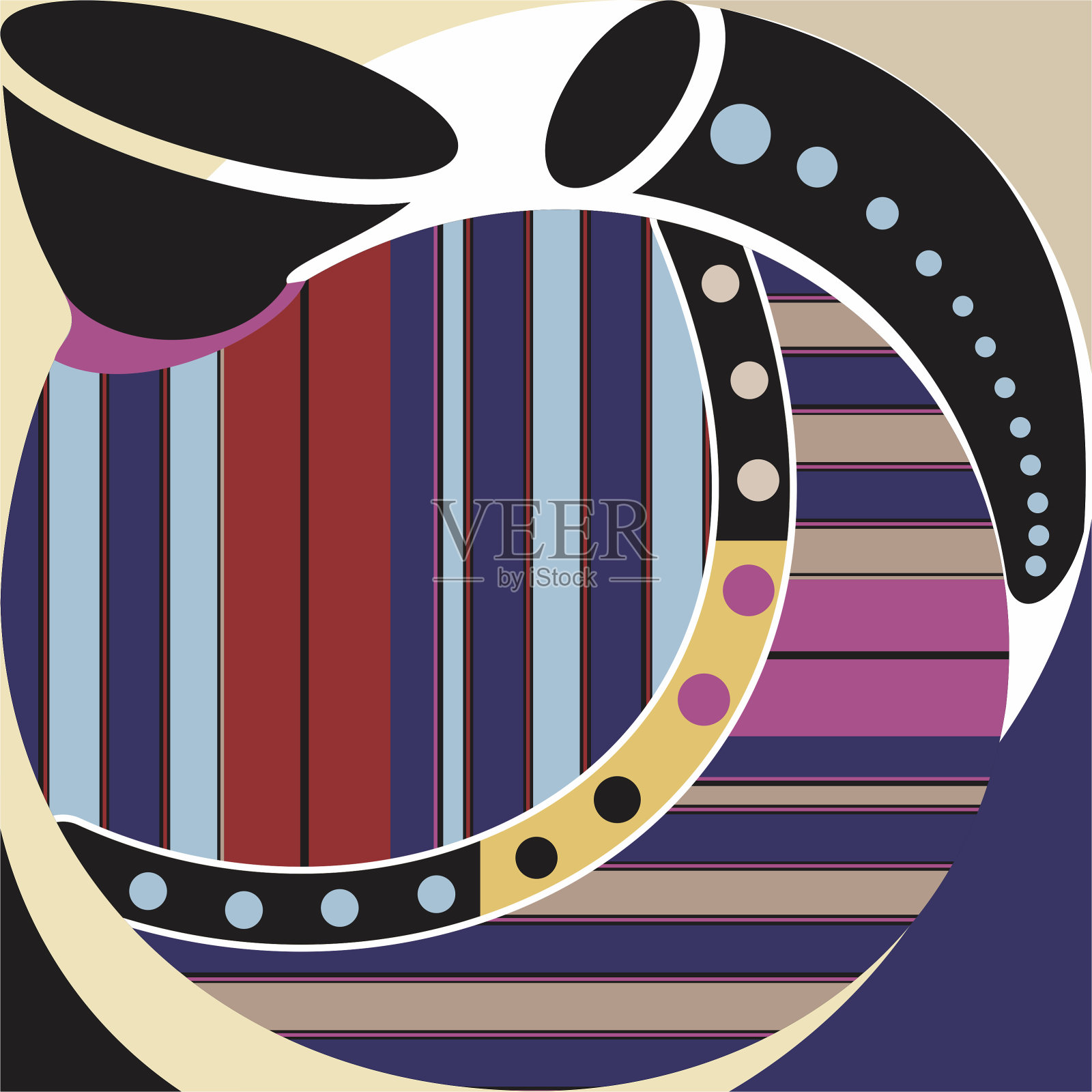 非洲棕榈酒,葫芦和葫芦插画图片素材