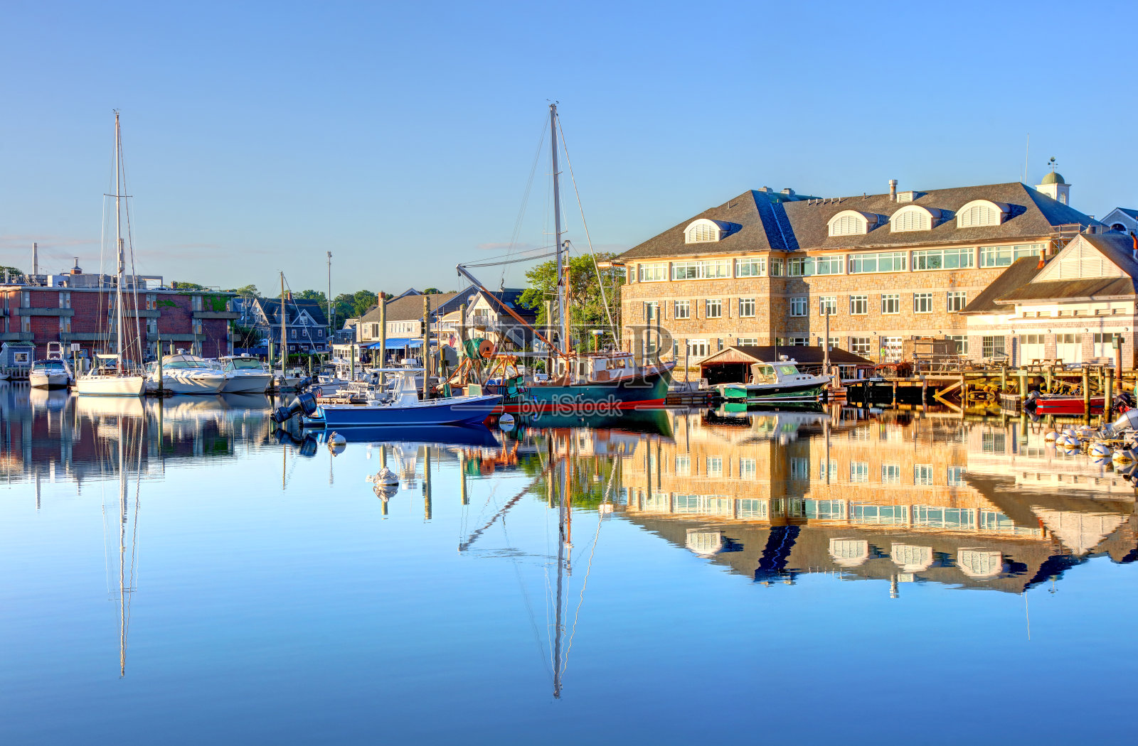 科德角的伍兹霍尔照片摄影图片