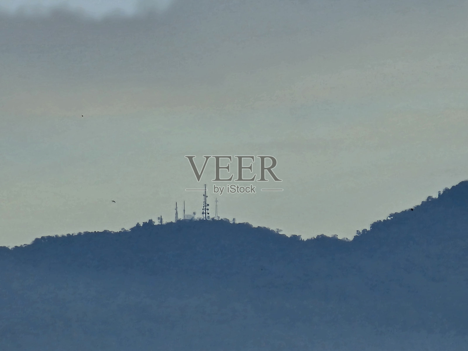 塔通信在titiwangsa山顶照片摄影图片