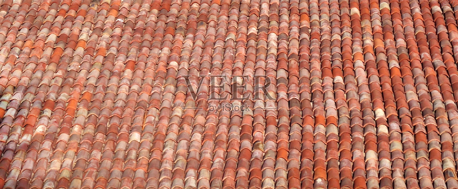 瓦片屋顶的自然背景视图照片摄影图片