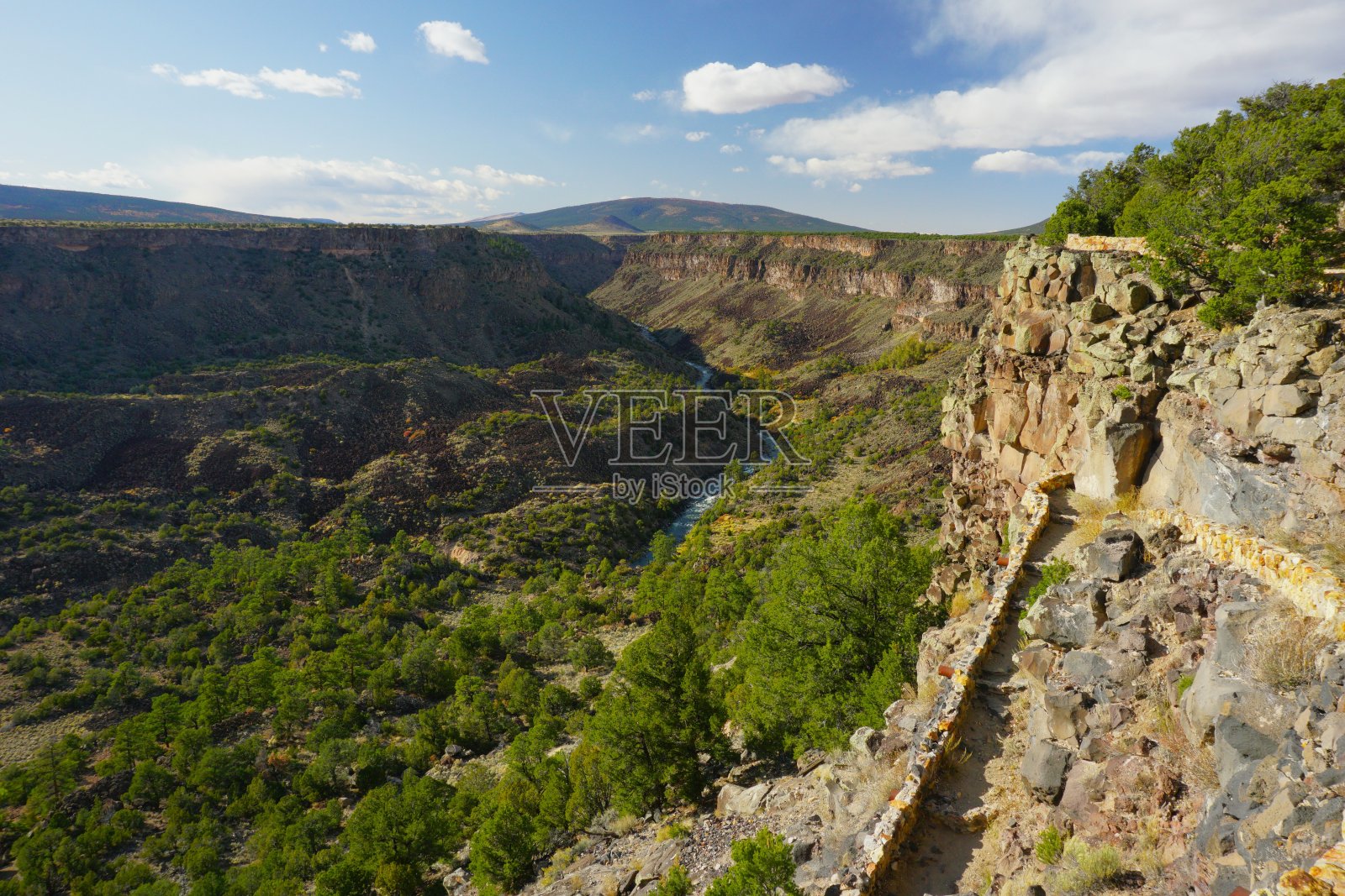 北里奥格兰德国家纪念碑新墨西哥州照片摄影图片