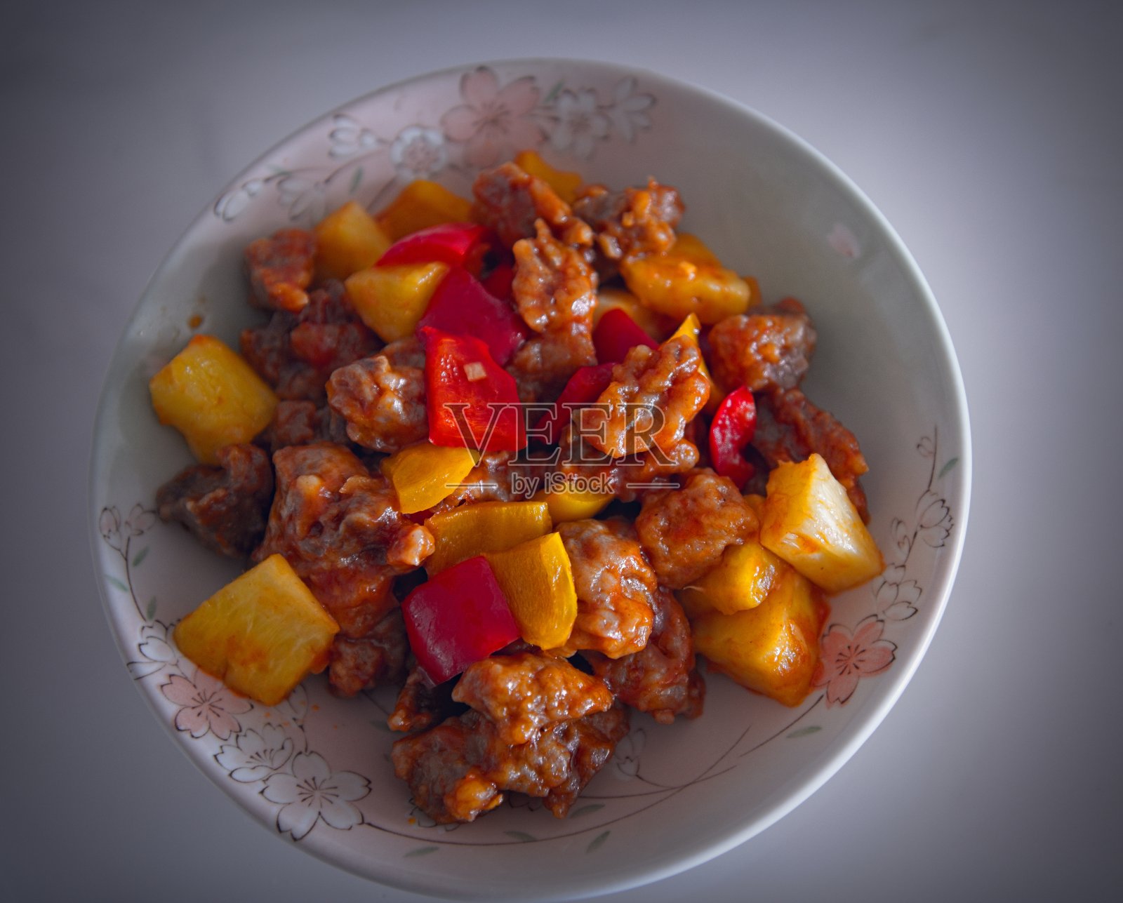 炸猪肉照片摄影图片