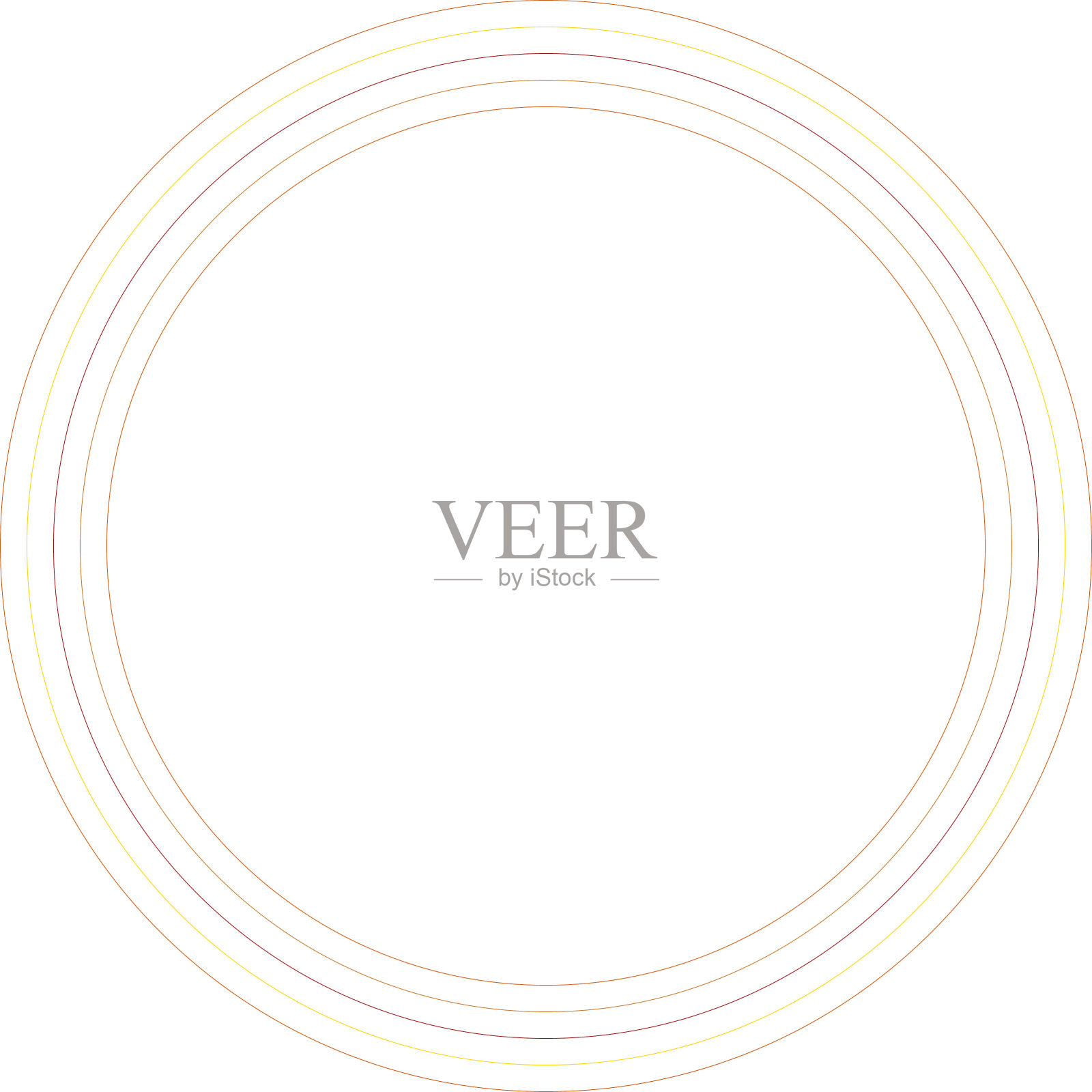 复古70年代风格的戒指设计元素插画图片素材