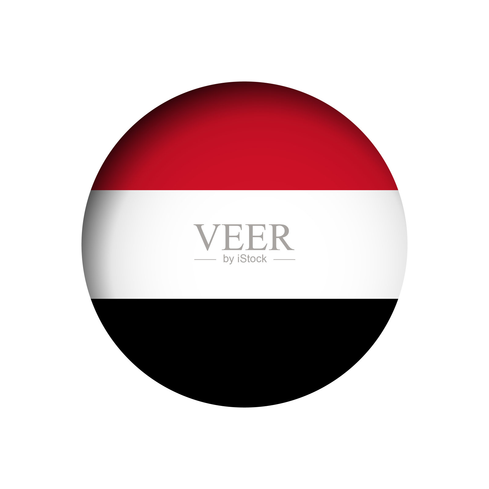 也门矢量旗插画图片素材