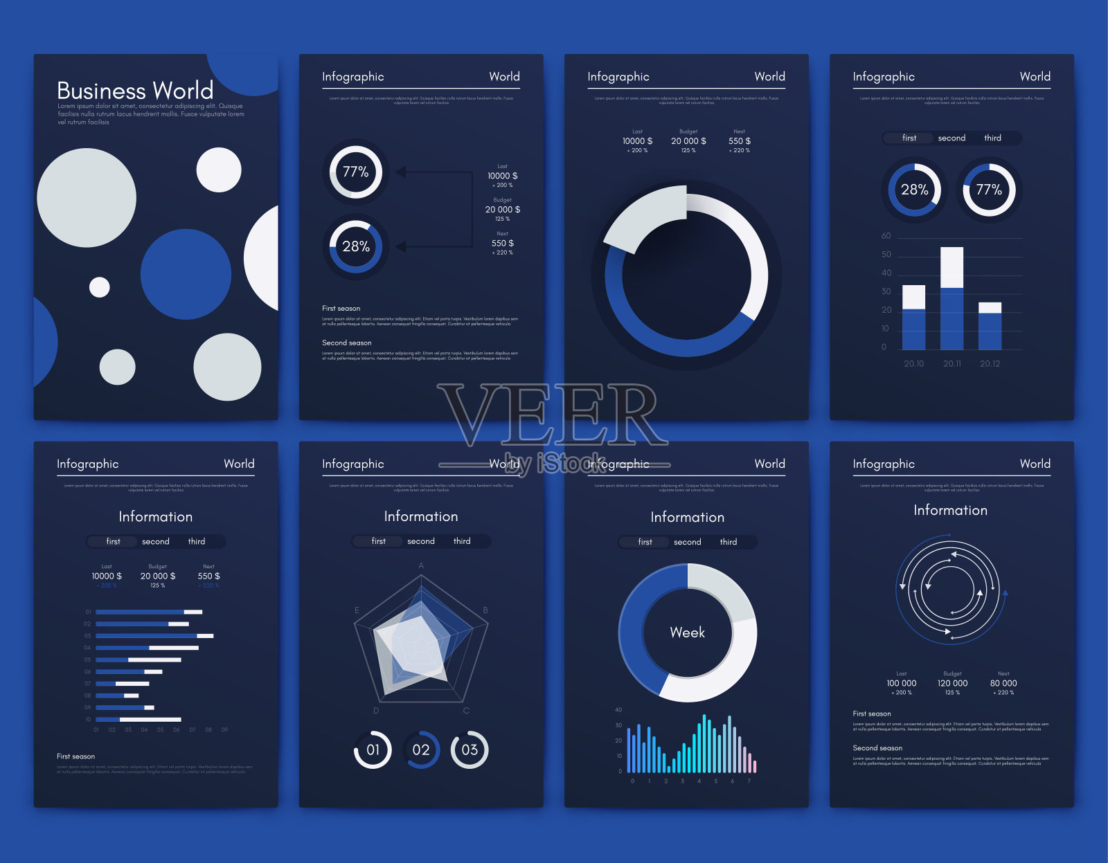 矢量图形信息图形与六个选项。模板创建移动应用程序,工作流布局,图表,横幅,网页设计,业务报告与6个步骤插画图片素材