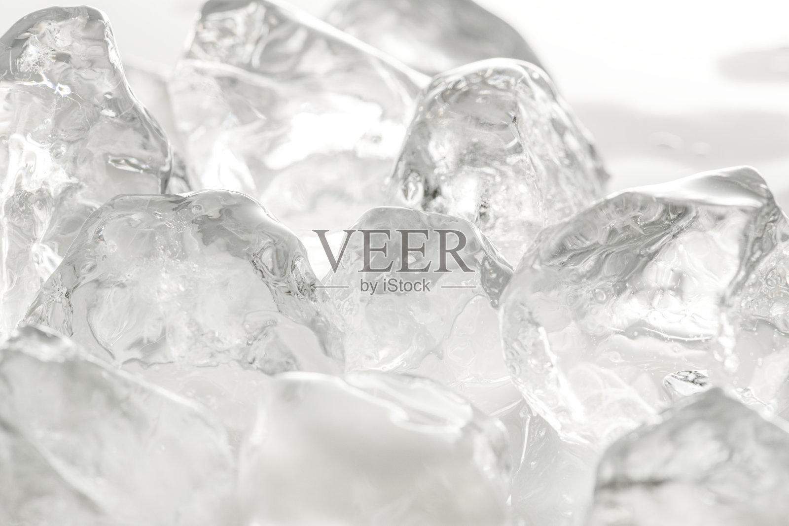 冰块微距镜头照片摄影图片