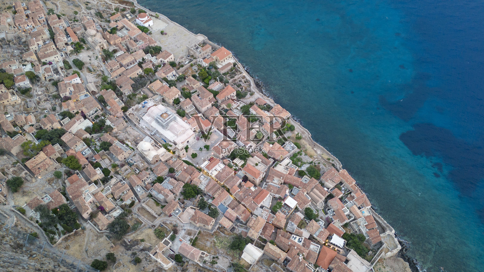 莫内瓦西亚,拉科尼亚,伯罗奔尼撒半岛,希腊,欧洲照片摄影图片