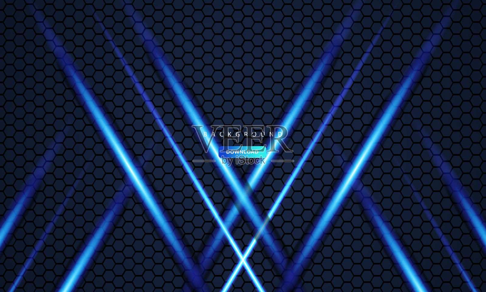 六边形纹理背景矢量上的暗抽象维度插画图片素材