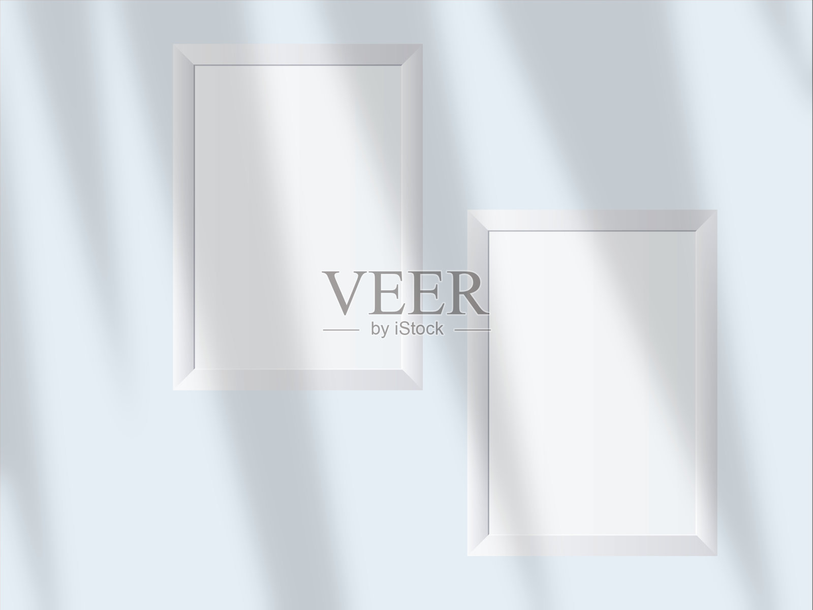 模型框架最小与柔和的阴影和光覆盖作为模板的设计演示,推广,空白,投资组合等。插画图片素材