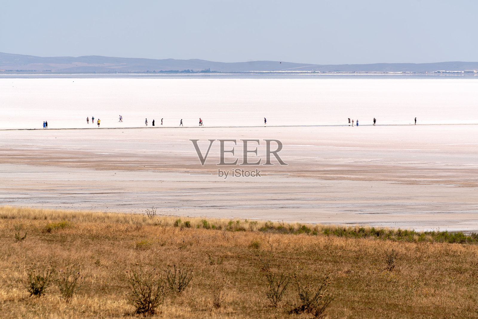 盐湖城的游客照片摄影图片