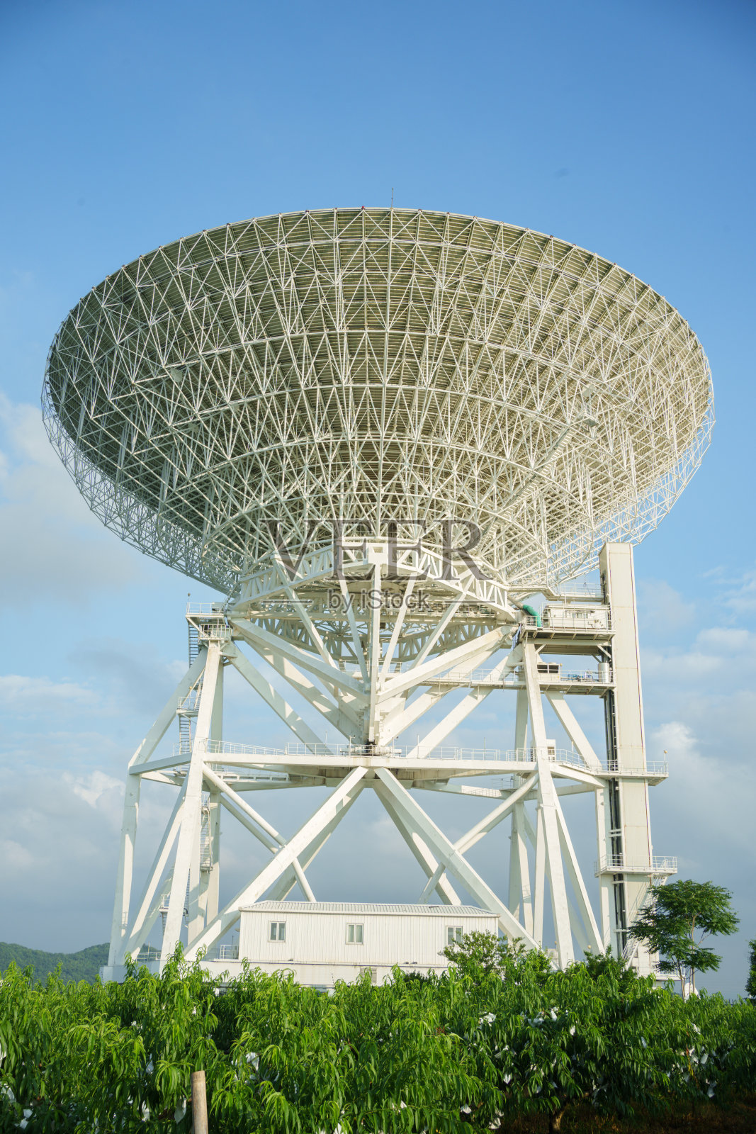 高架射电天文望远镜照片摄影图片