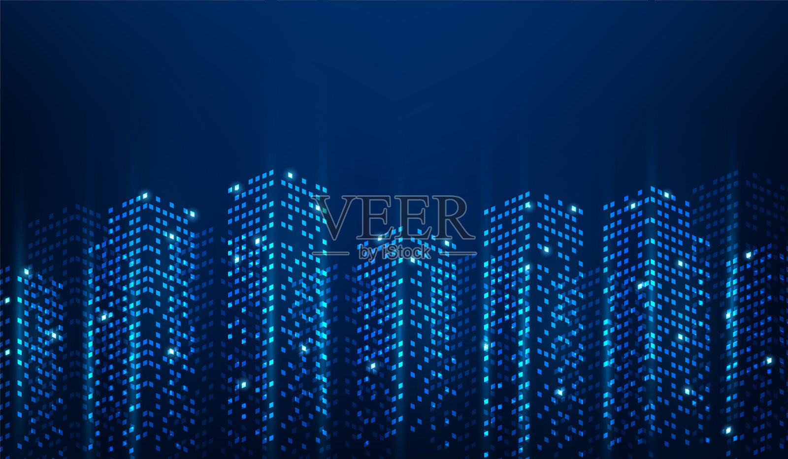 智慧城市互联网网络通信技术背景。高速无线。物联网。矢量插图梦幻般的高科技设计。照片摄影图片