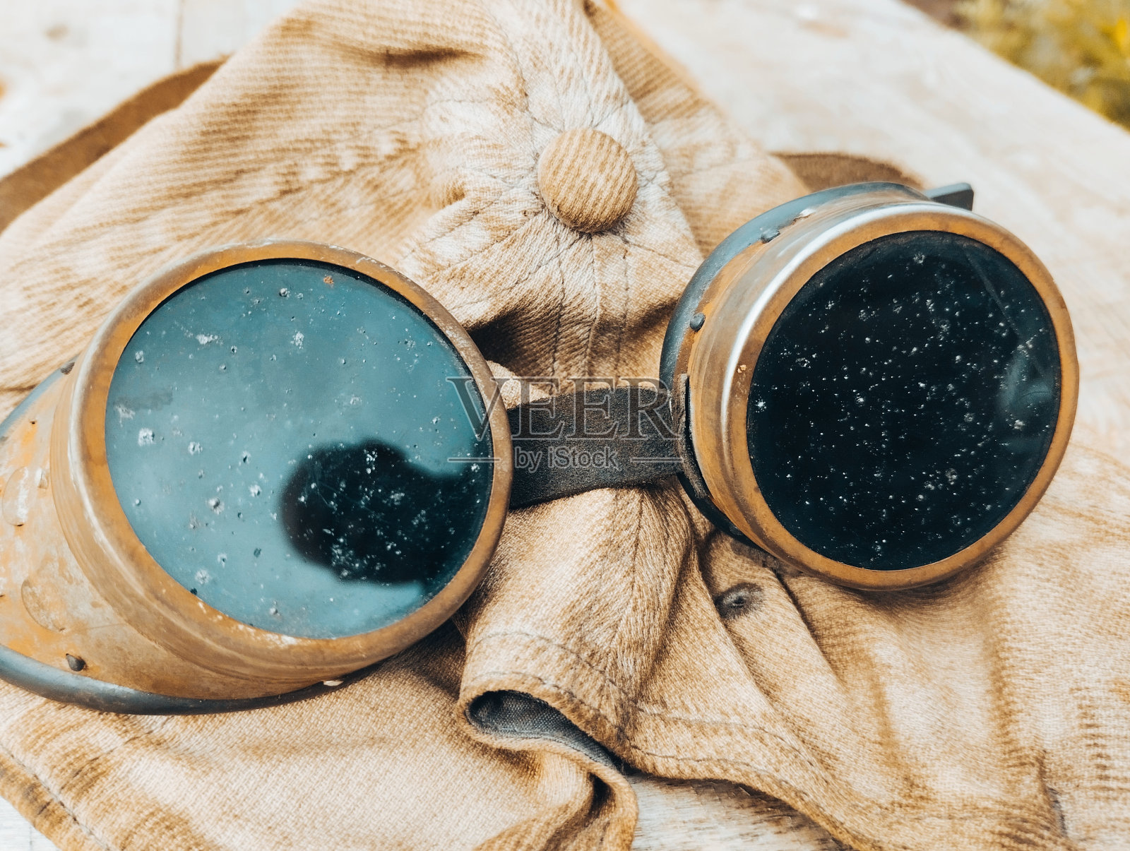 气焊眼镜照片摄影图片