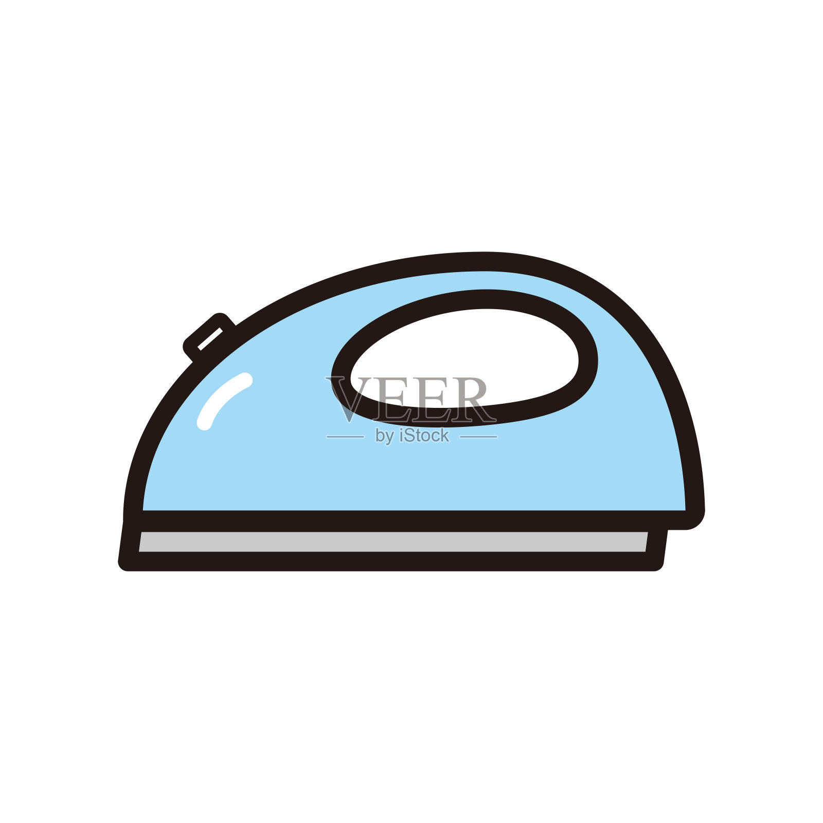 铁图标。插画图片素材