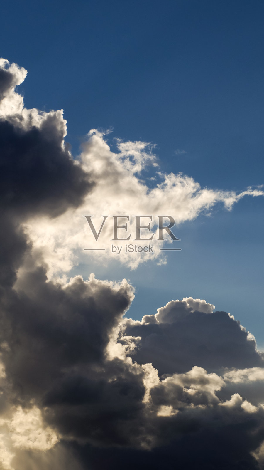 积云的近景照片摄影图片