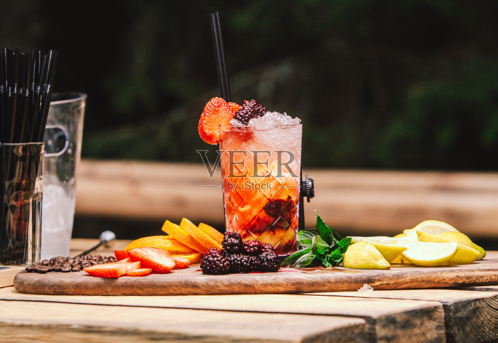 美丽的鸡尾酒照片摄影图片