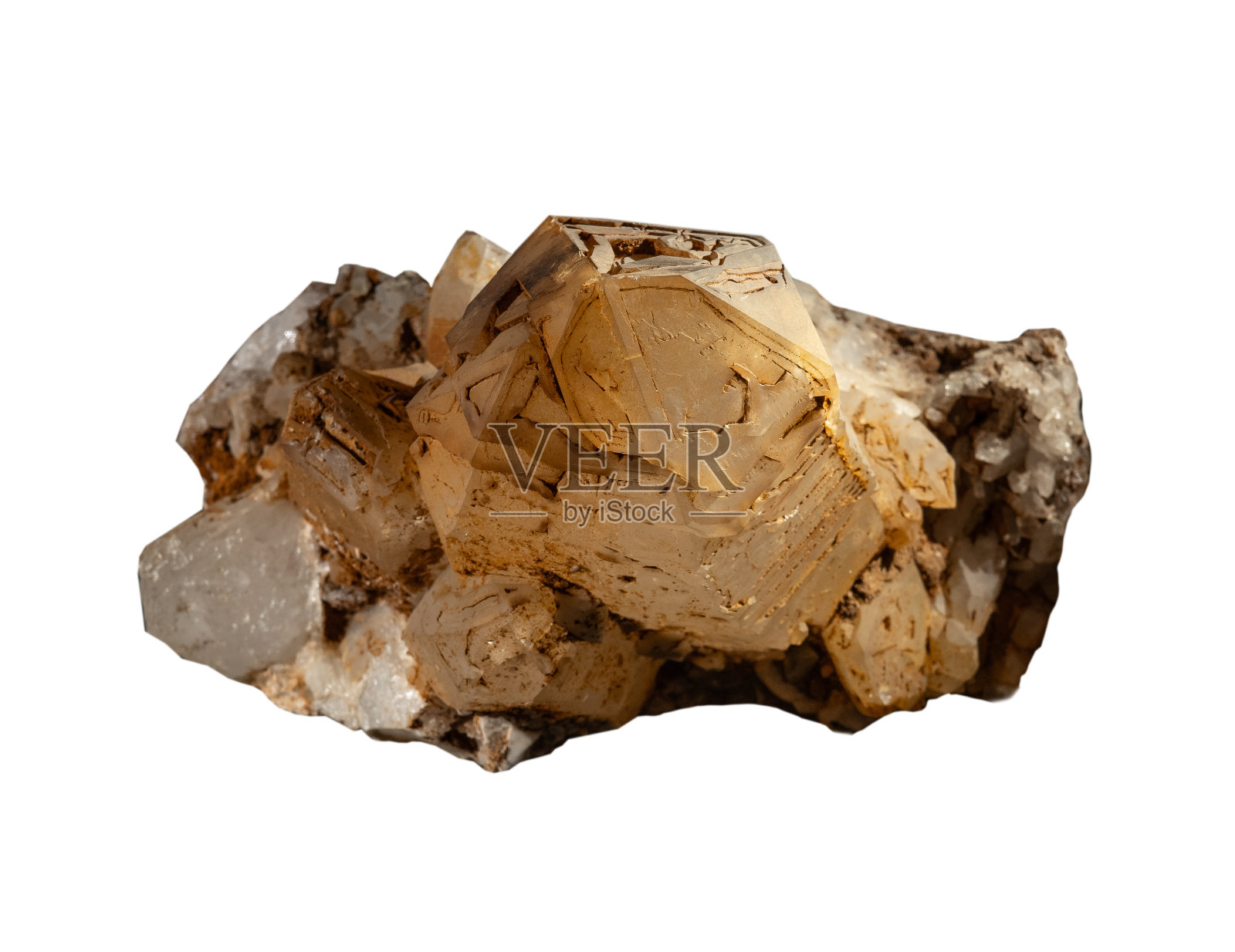 石英矿物上白色,分离照片摄影图片