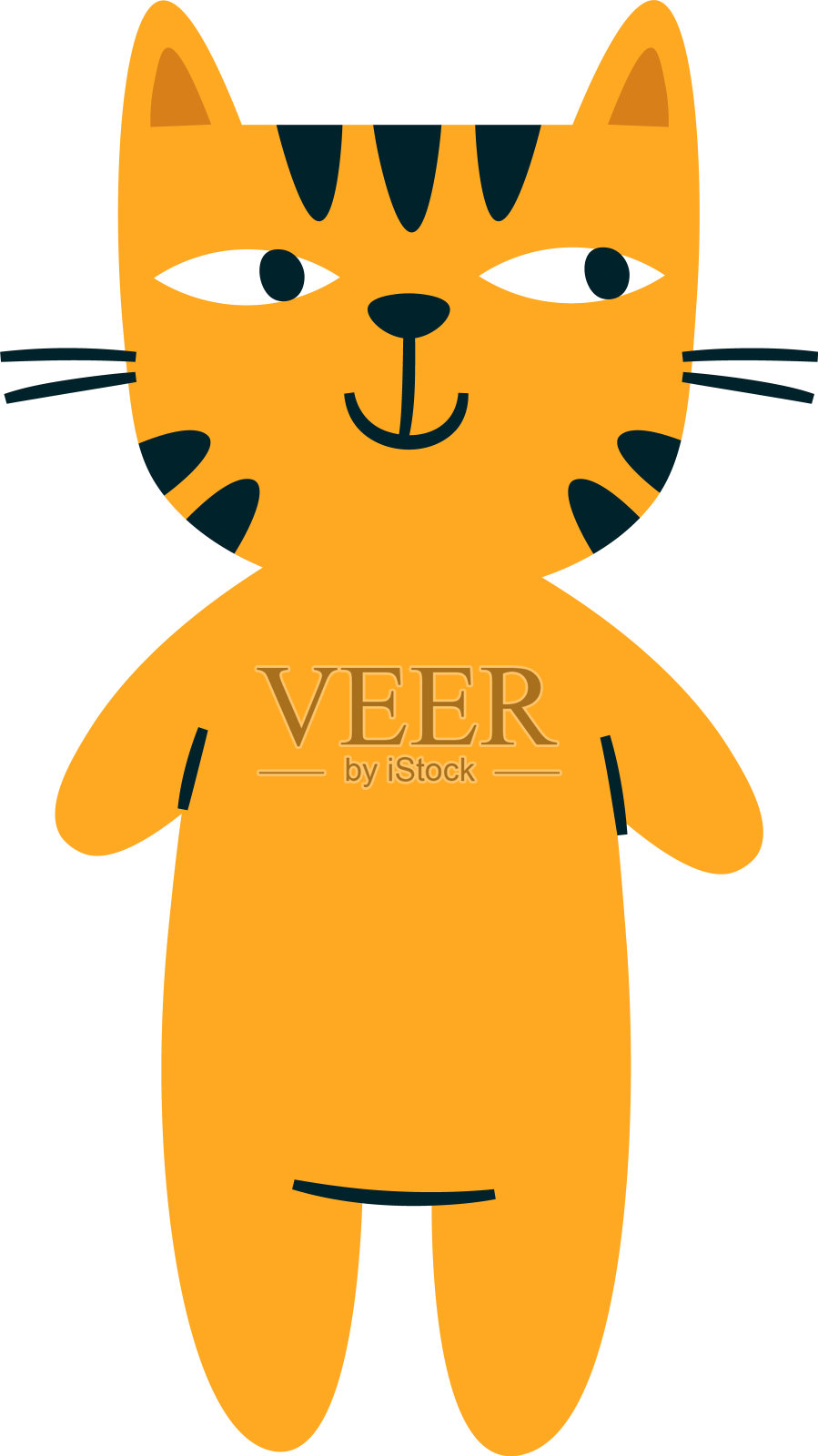 elements_funny_cats_in_clothes_glasses插画图片素材