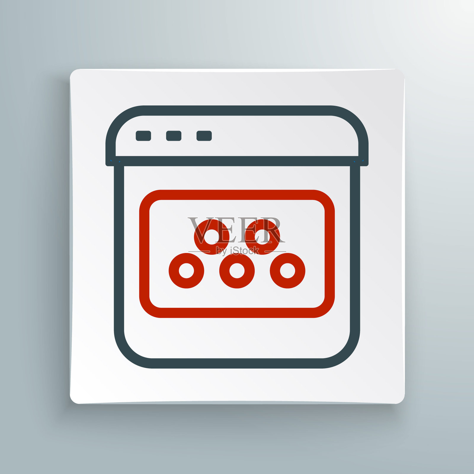 Line Taxi手机应用图标孤立在白色背景上。移动应用出租车。色彩缤纷的轮廓概念。向量插画图片素材