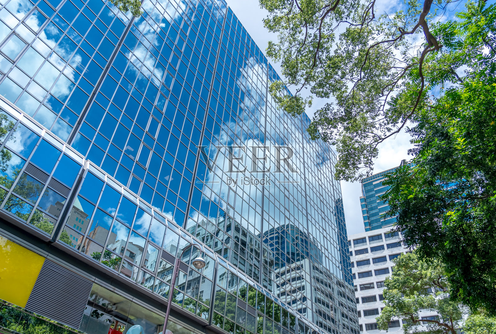 香港现代写字楼;特写镜头照片摄影图片