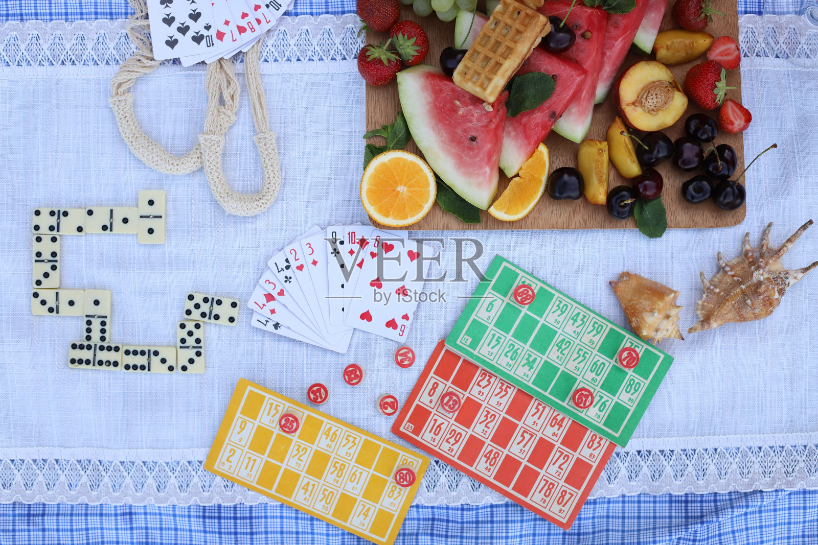 夏季野餐照片摄影图片