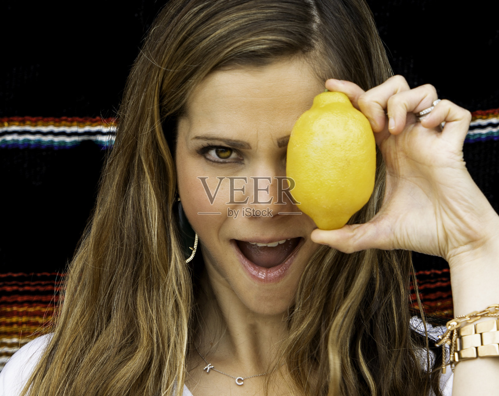 柠檬的脸照片摄影图片