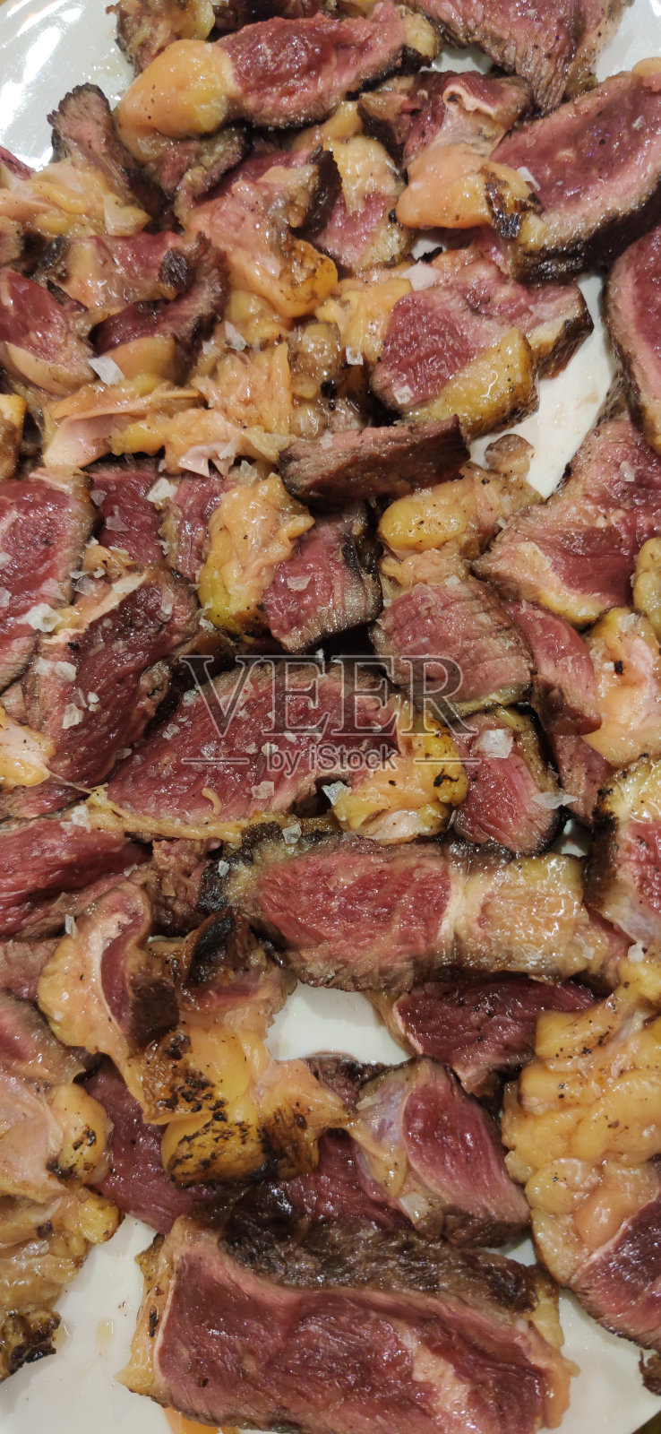 牛肉剁碎,生肉即食照片摄影图片