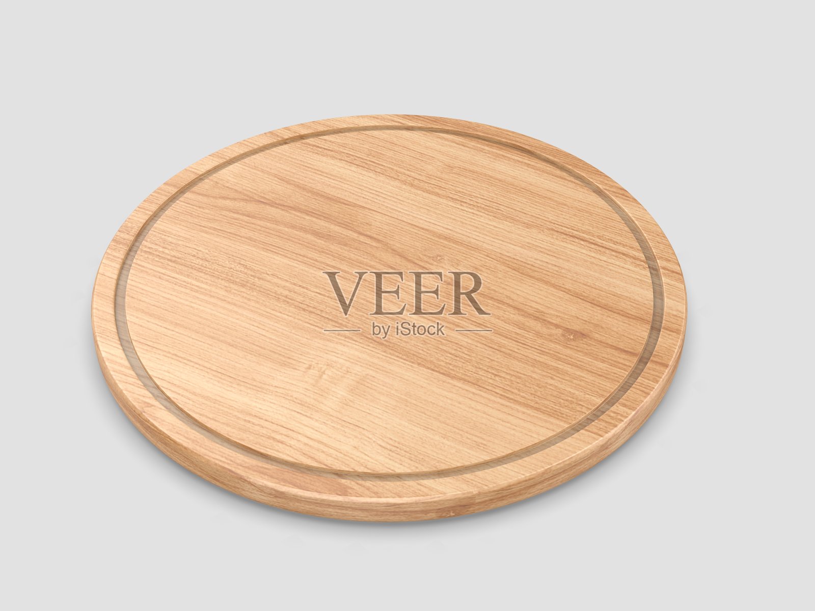 空白披萨食品托盘模板。照片摄影图片