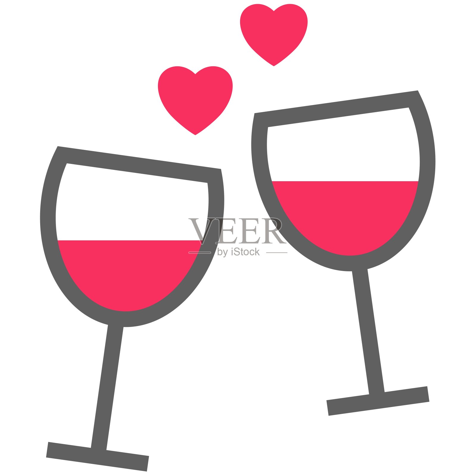 情人节彩色图标包插画图片素材